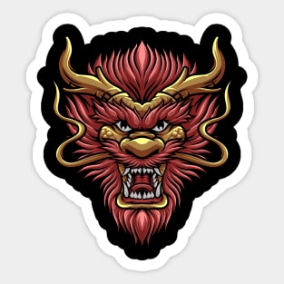 DRAGON HEAD Sticker